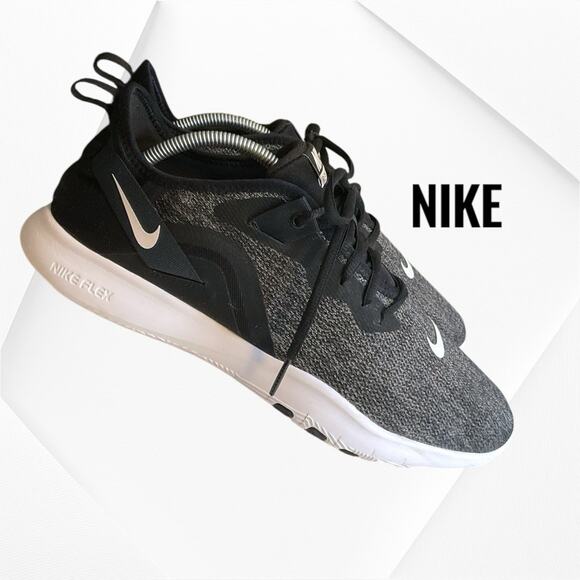 Nike Flex TR 9 Running Training Sneaker Women SZ 12 Black Anthricite AQ7491-002 - Picture 1 of 14